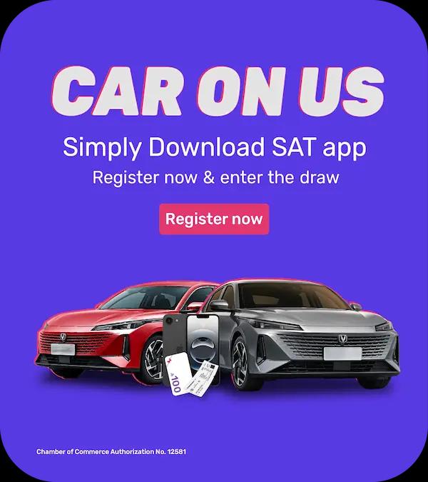 Travel with SAT starting from 29 SAR